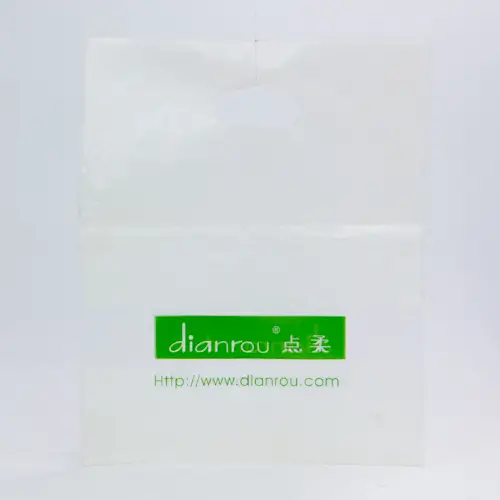 白色PO广告平口塑料袋定制